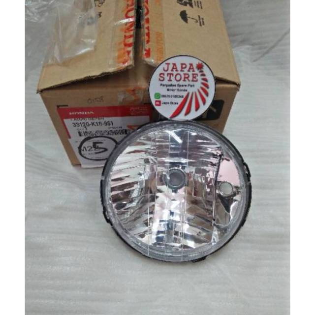 33120K18961 REFLEKTOR LAMPU DEPAN CB VERZA 150 33120-K18-961 ORIGINAL
