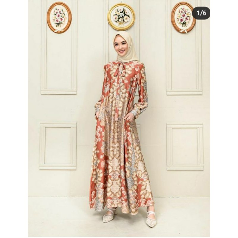 READY siap kirim,, ava dress by wearingklamby treasure size L, ava dress, nirmala dress