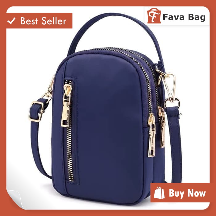 CB5891 Tas Selempang/Tas Pinggang wanita Import CHIBAO sleting samping