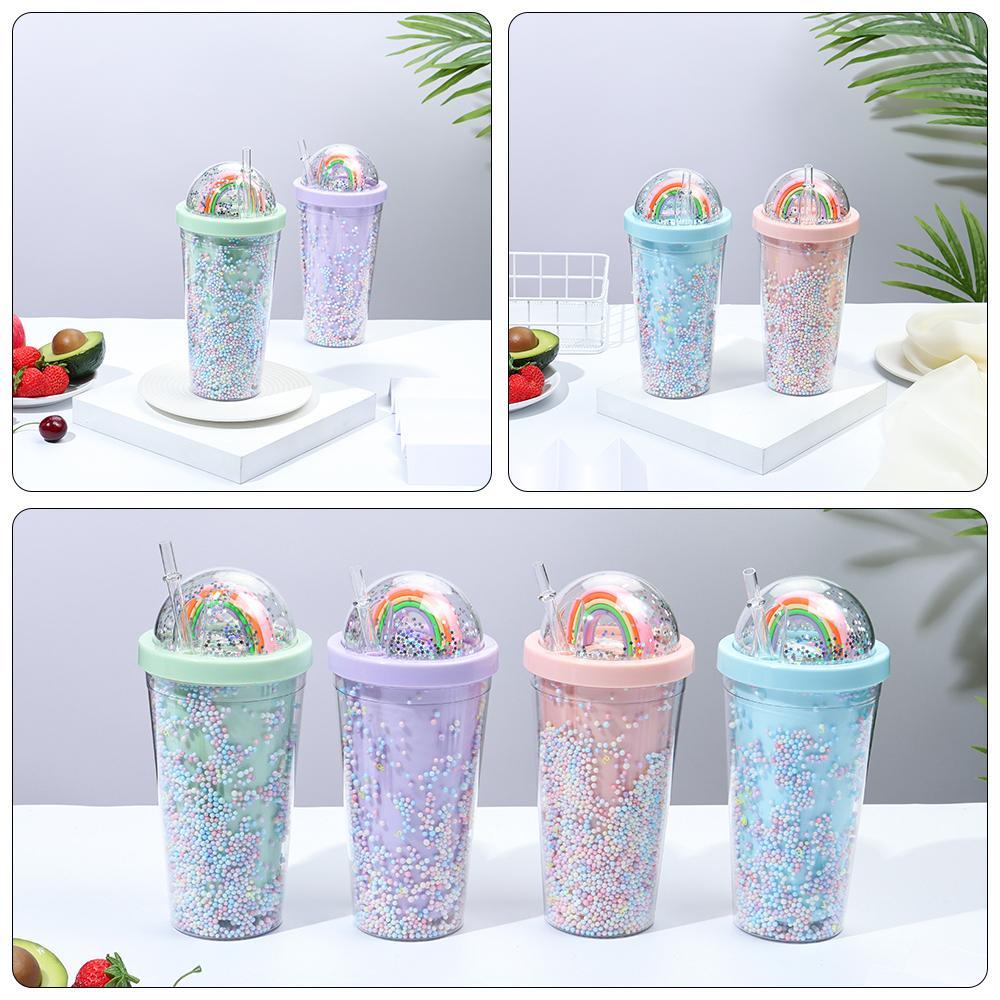 Suyo Botol Minum 550ML Bahan Plastik BPA Free Warna Pelangi