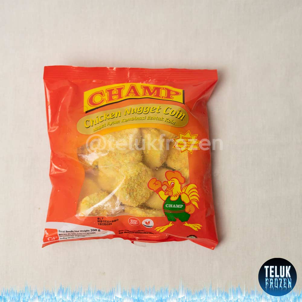 

champ chicken nugget coin 200 gr / naget ayam coin 200 gram nuget koin