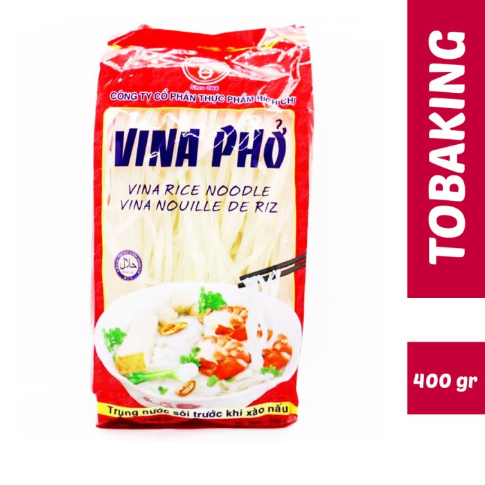 

Rice Noodle Vina Pho Vietnam / Vina Kwetiaw Mie Beras 400gr