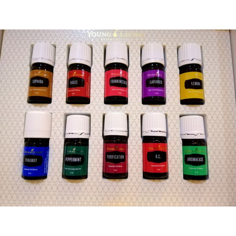 (TANPA diffuser) Paket 10 oil Young Living Premium Experience Package