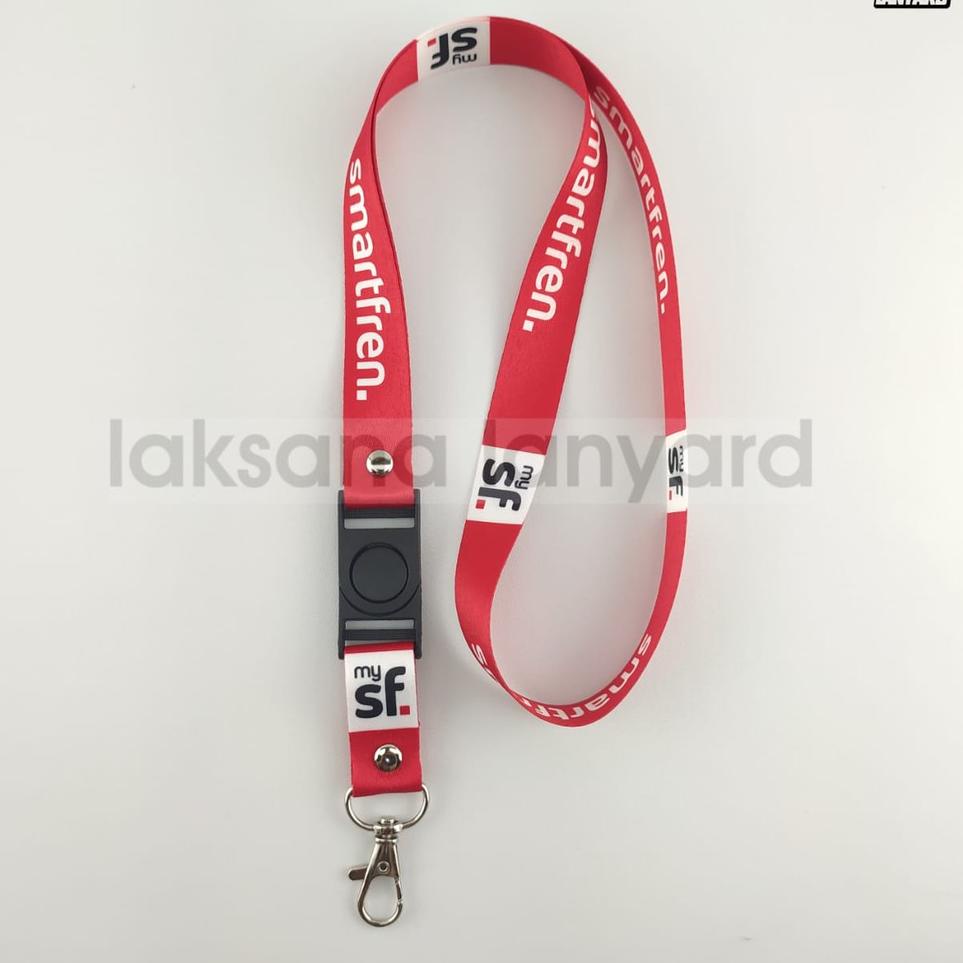 

PROMO AWAL TAHUN LANYARD TALI ID CARD SMARTFREN PRINTING ♥͡▽♥͡ 21