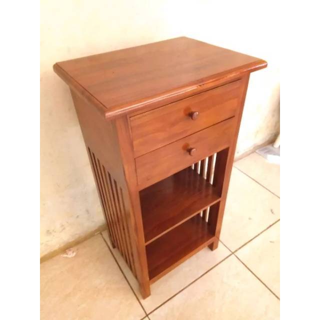 meja dispenser kayu jati nakas kayu jati meja dapur nakas dapur