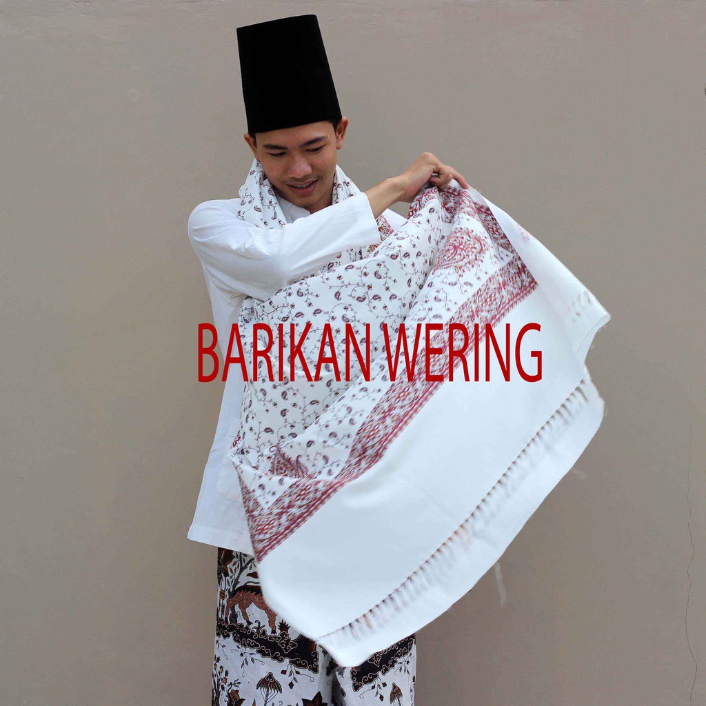 Sorban Kashmiri Arifat Made in India - Sorban Premium Arifat Print Putih