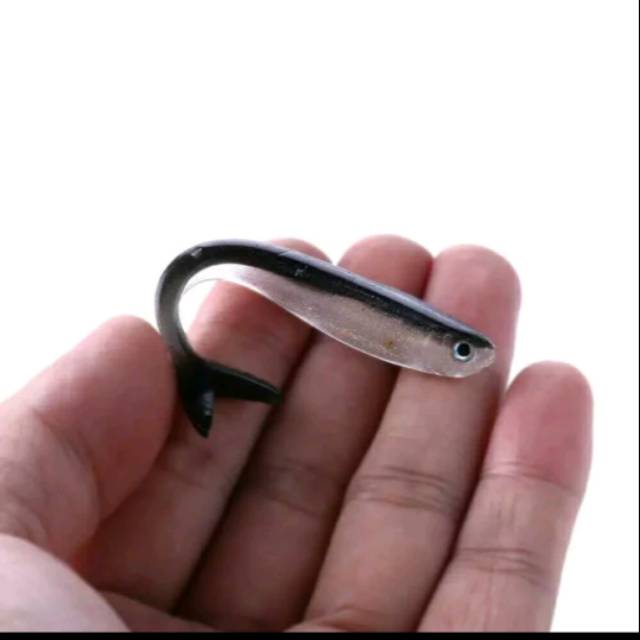 Softlure Soft lure softlure Sof Lure Umpan Pancing bentuk Ikan Teri Ultralight