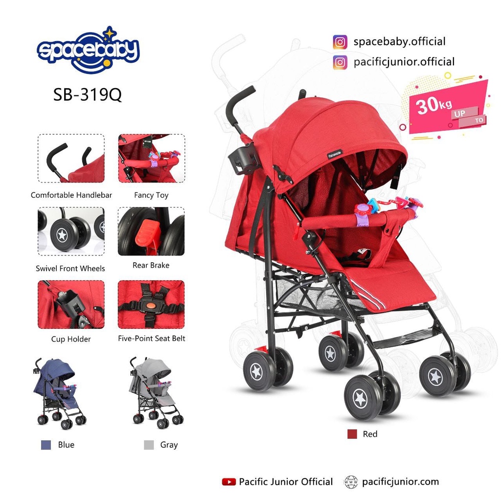 Stroller Spacebaby SB 319Q Pacific Baby