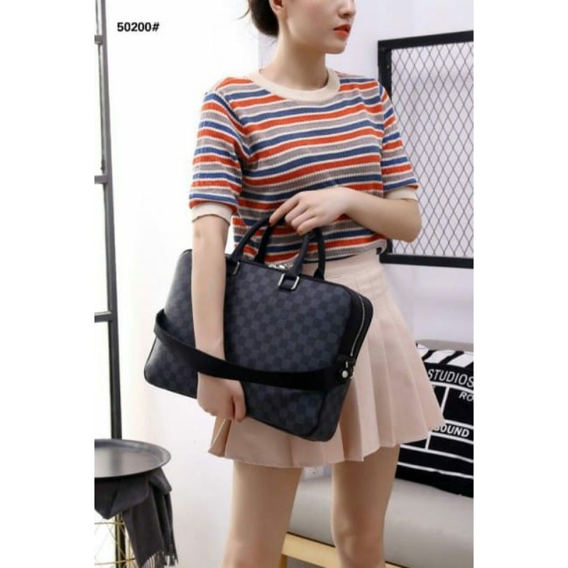 *Tas LV Louis Vuitton Port Documents Business Bag 50200 High Premium AAA*