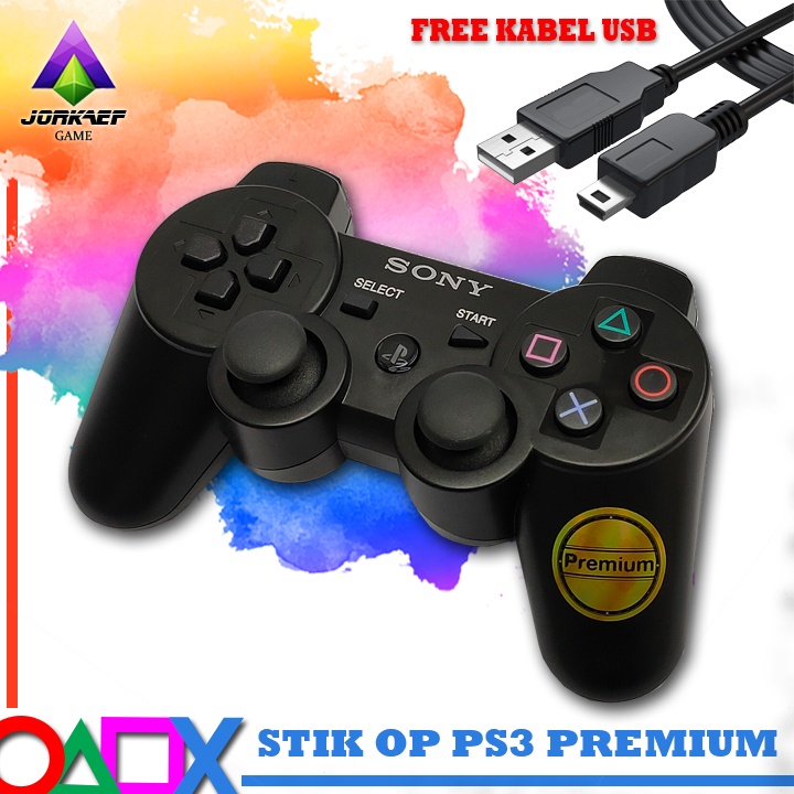 STIK PS3 PREMIUM OP STICK PS3 DS3 best quality original pabrik STICK PS 3 DS3 PREMIUM KUALITAS TERBAIK