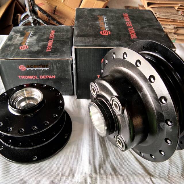 Jual Tromol set depan belakang merek scarlet honda verza cb Verza new