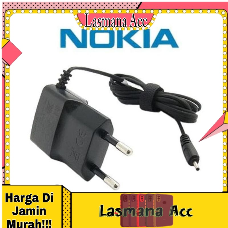 Charger Nokia N95 + packingan colokan kecil casan Nokia lubang kecil nokia Hp jadul