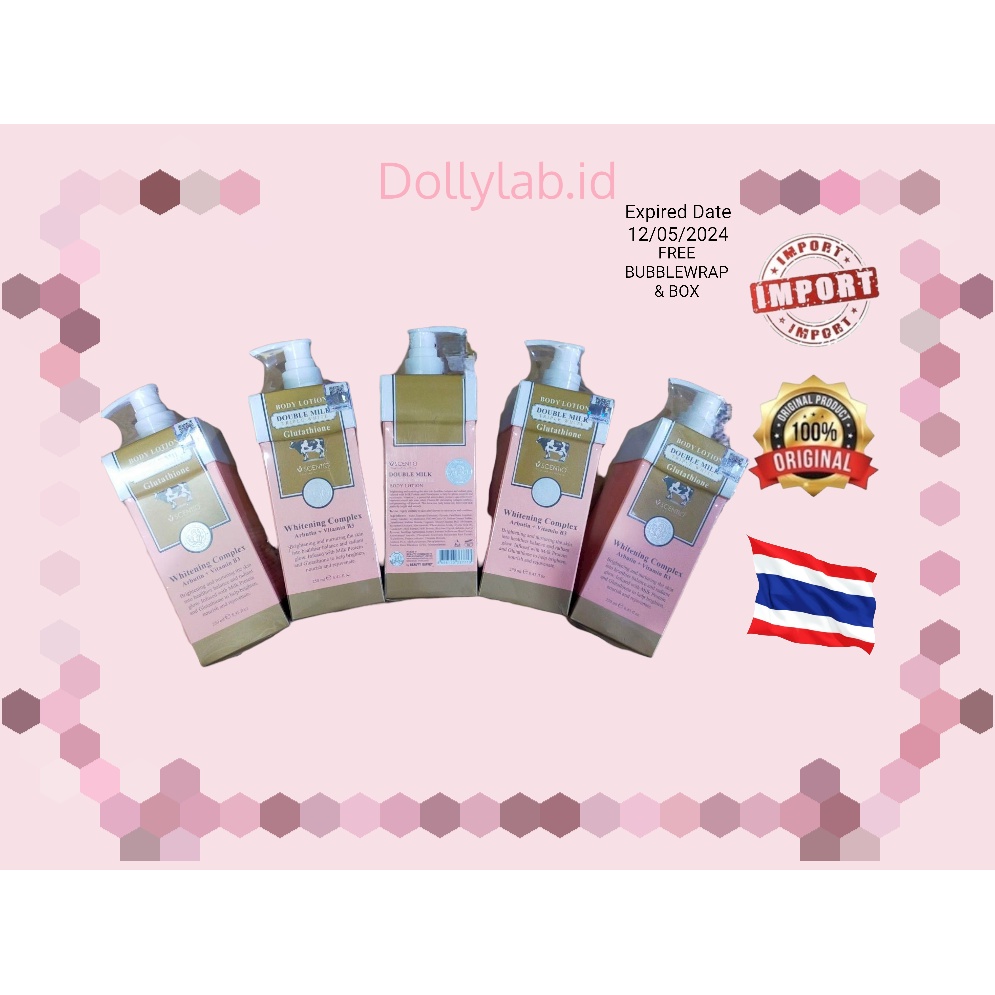 [READY] FREE BUBBLEWRAP &amp; BOX Scentio Double Milk Triple White Glutathione Body Lotion 100% ORIGINAL Beauty Buffet THAILAND