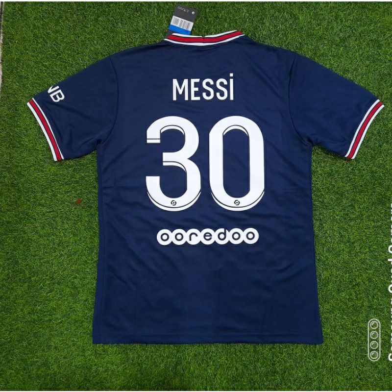 JERSEY PSG HOME + NAME SET MESSI 30 + OREDO
