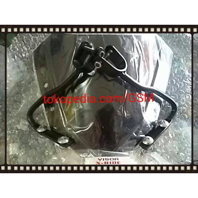 Aksesoris visor windshield yamaha xride x ride ttx