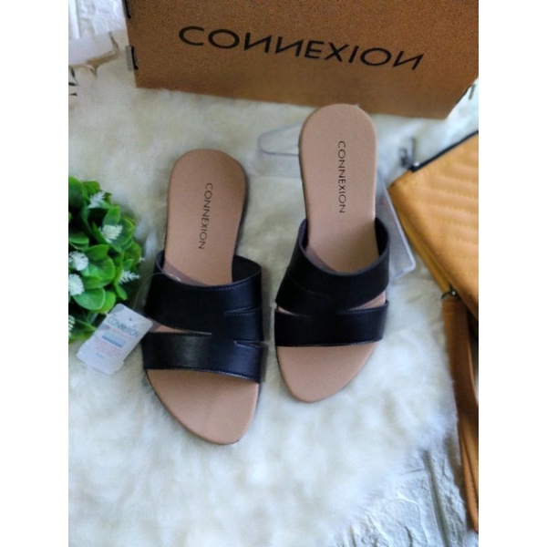 Sandal flet wanita conxon.SLK/Slop kekinian/neva terlaris