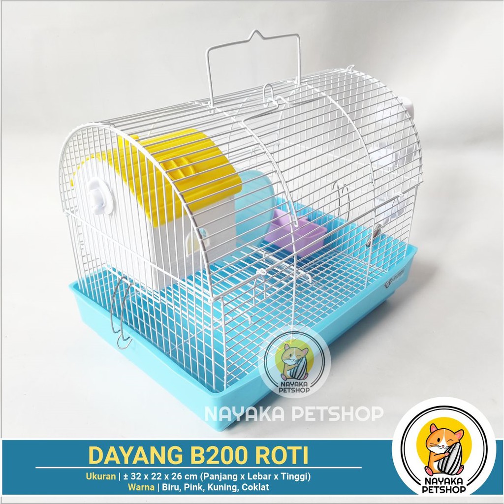 Dayang B200 Roti Kandang Hamster Besar Tingkat 2 Lantai Murah