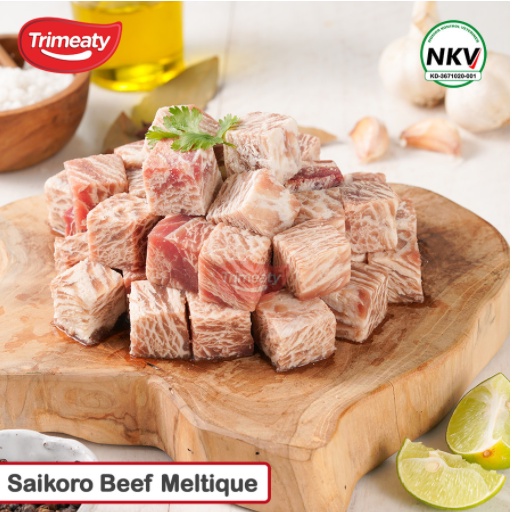 

Daging Sapi Saikoro Meltique Wagyu