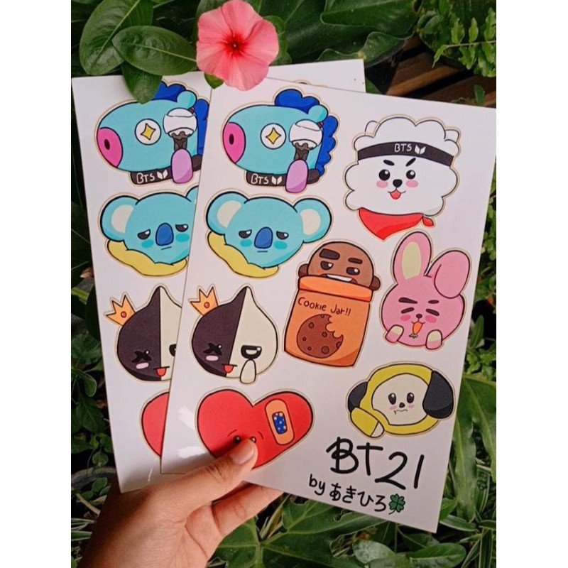 

BT21 Sticker Sheet | Sticker Chromo BT21 | Sticker K-Pop BT21