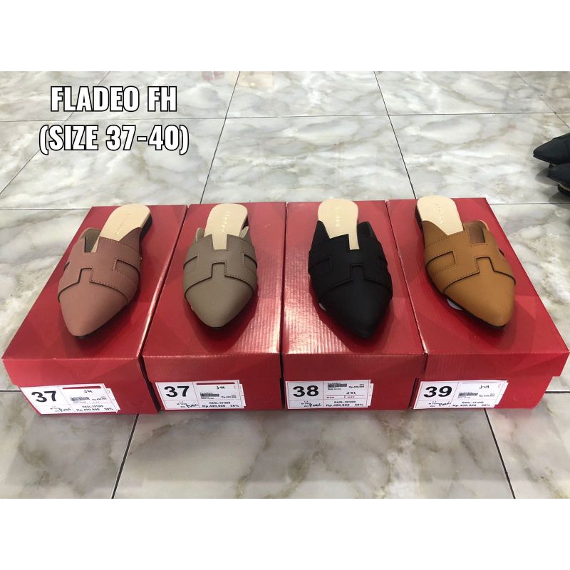 SANDAL SELOP WANITA FLADEO BRANDED MATAHARI MURAH SDLSLPFLD3376