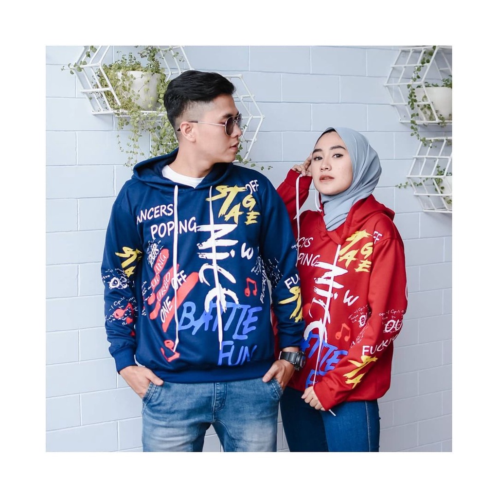 NICE BATTLE HOODIE || SWEATER HOODIE UNISEX