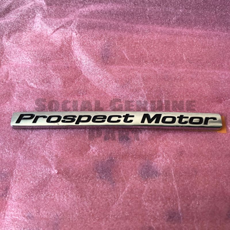 Emblem bagasi Tulisan Prospect Motor Original