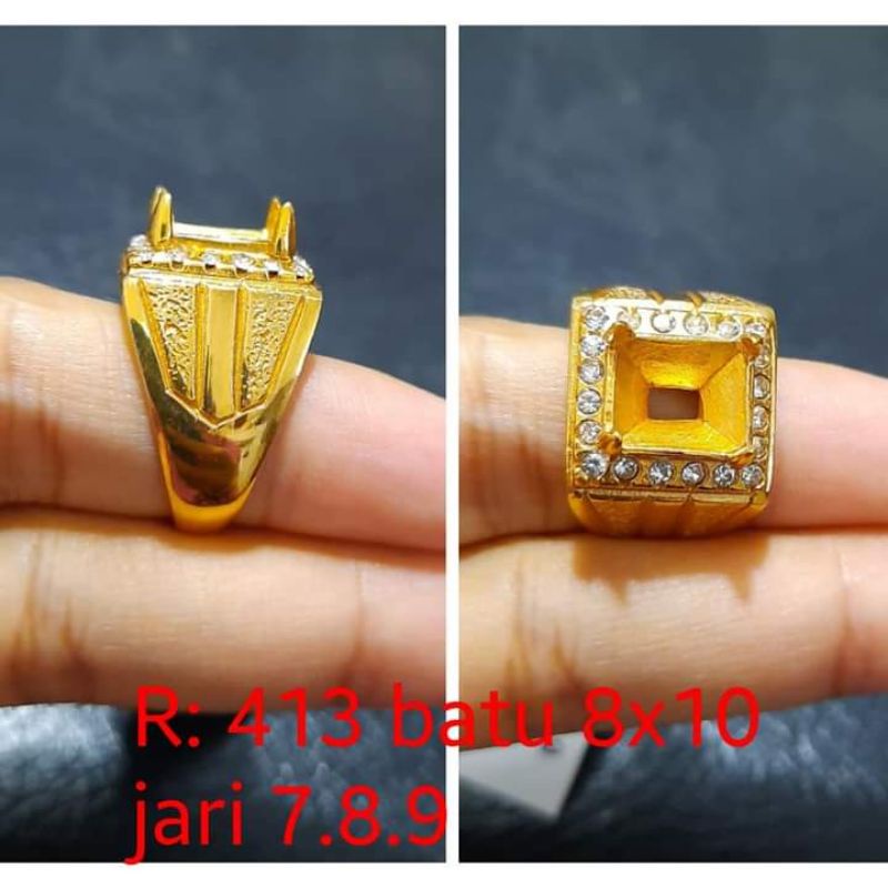 Ikat ring emban perunggu model eropa