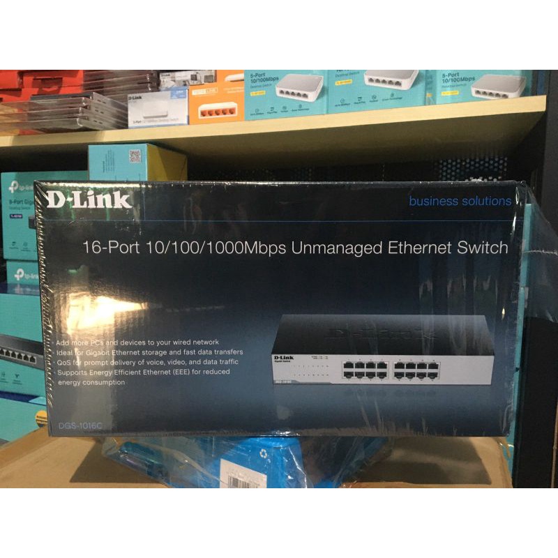 Switch HUB 16port D-Link DGS-1016C gigabit