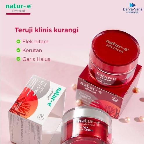 Natur E Advanced Series | Day Night Cream Serum Eye Cream Face Wash