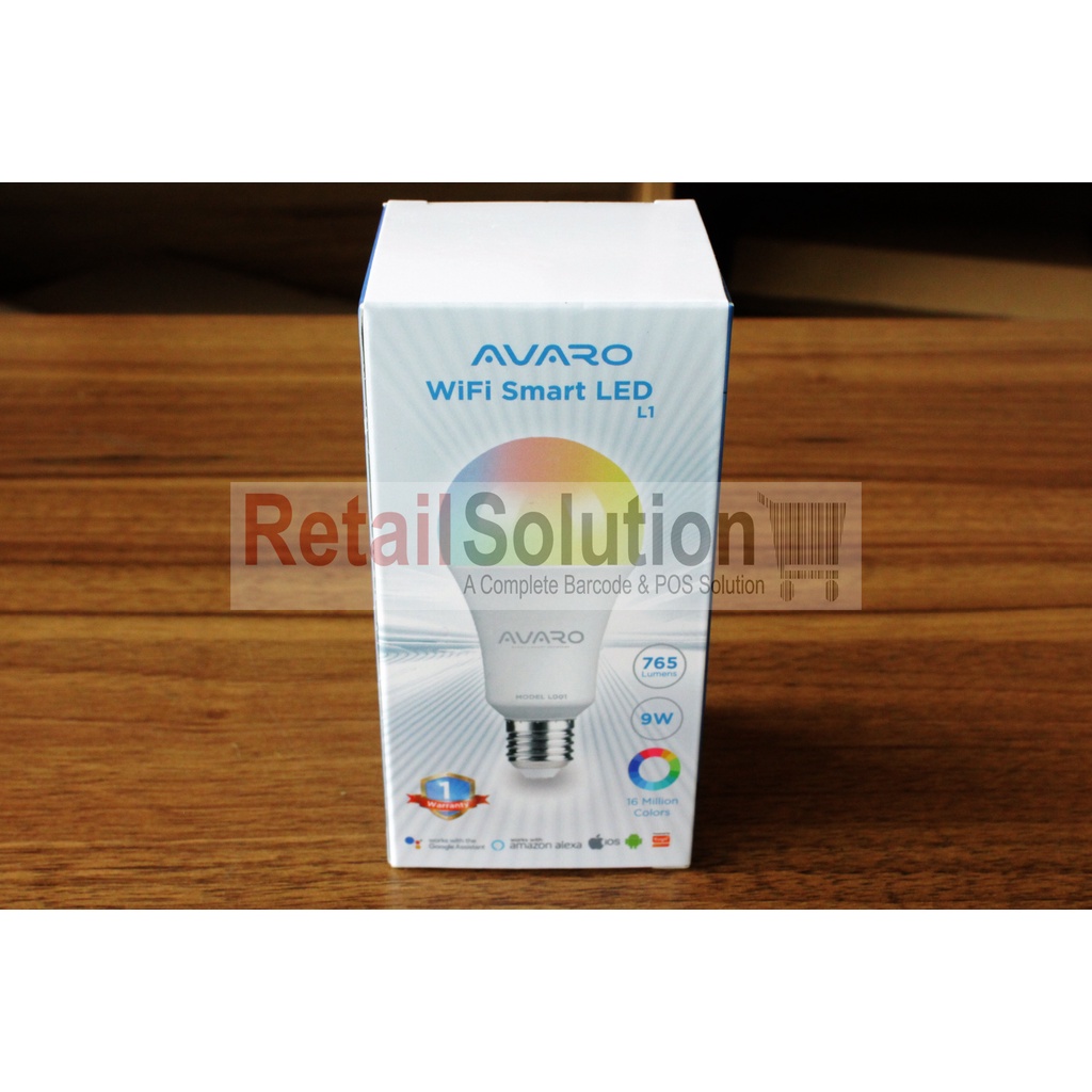 Lampu Bohlam WiFi RGB RGBWW - AVARO Smart LED 9W Wireless