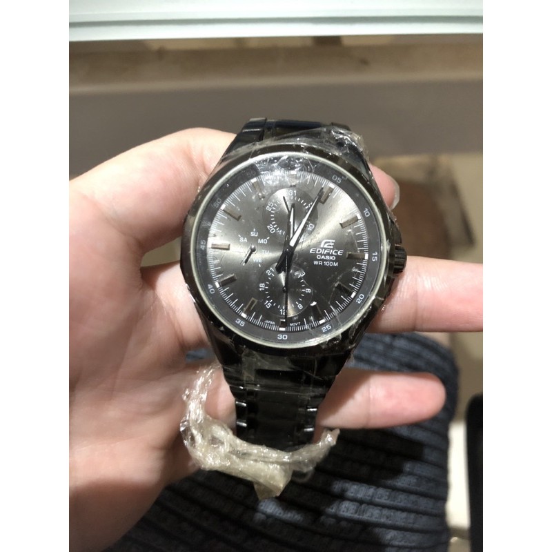 Jam Tangan Pria Casio Edifice EF 339BK EF-339BK-1A ORIGINAL