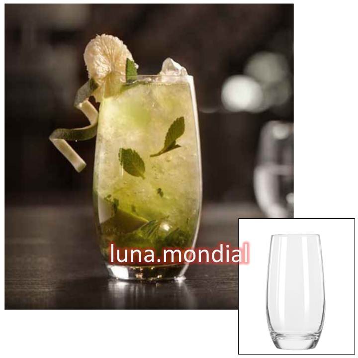 Fruit Juice Glass Set 6pc Libbey L'esprit Gelas Minuman Jus Kaca Beling Transparan Beverages