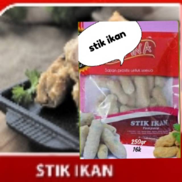 

Stik ikan - pina - 250gr - frozen - murah tapi enak