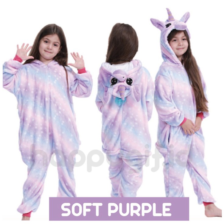 BAJU KOSTUM ONESIE KIGURUMI PIYAMA ANAK KID UNICORN 1