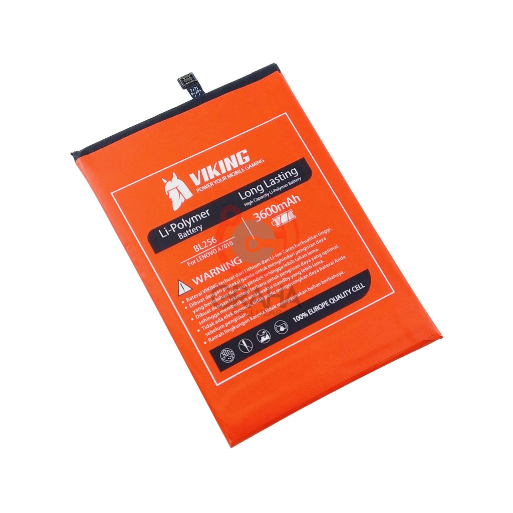 BATERAI / BATTERY / BATRE LENOVO A7010 / BL-256 VIKING DOUBLE POWER