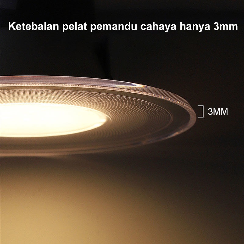 Golden LED LAMPU DOWNLIGHT LED 3 WARNA 6WATT/ KUNING BIRU UNGU / PUTIH KUNING WARMWHITE /PANEL LED/LAMPU PLAFON