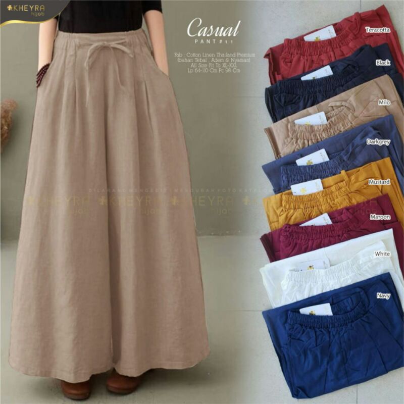 Casual Pants #11 By Kheyra || Celana Kulot