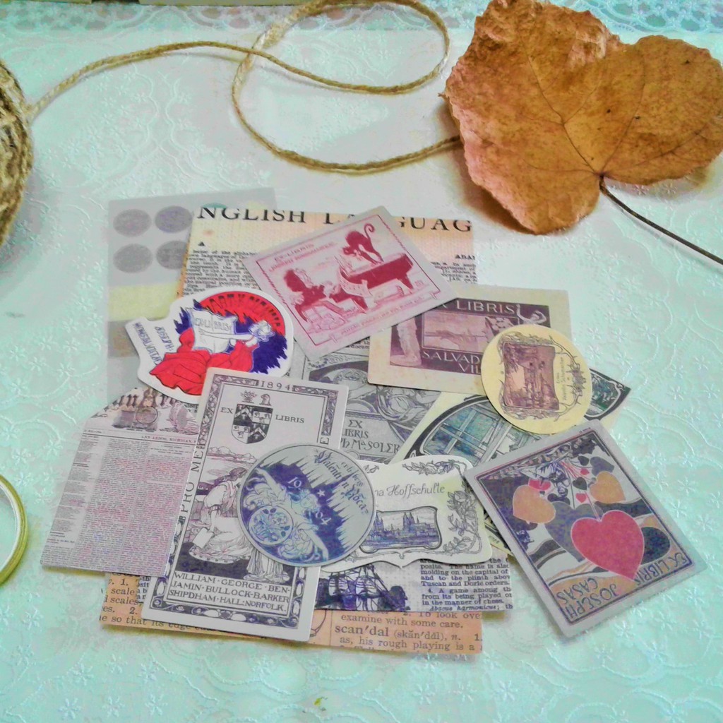 

40 Pcs Sticker Seri Renaissance/Sticker Seri Vintage Dekorasi Scrapbook Journal DIY