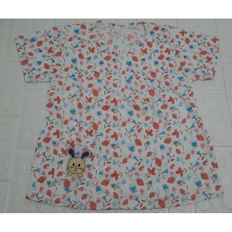 Baju dan celana tidur wanita ibu-ibu (L), motif kelinci