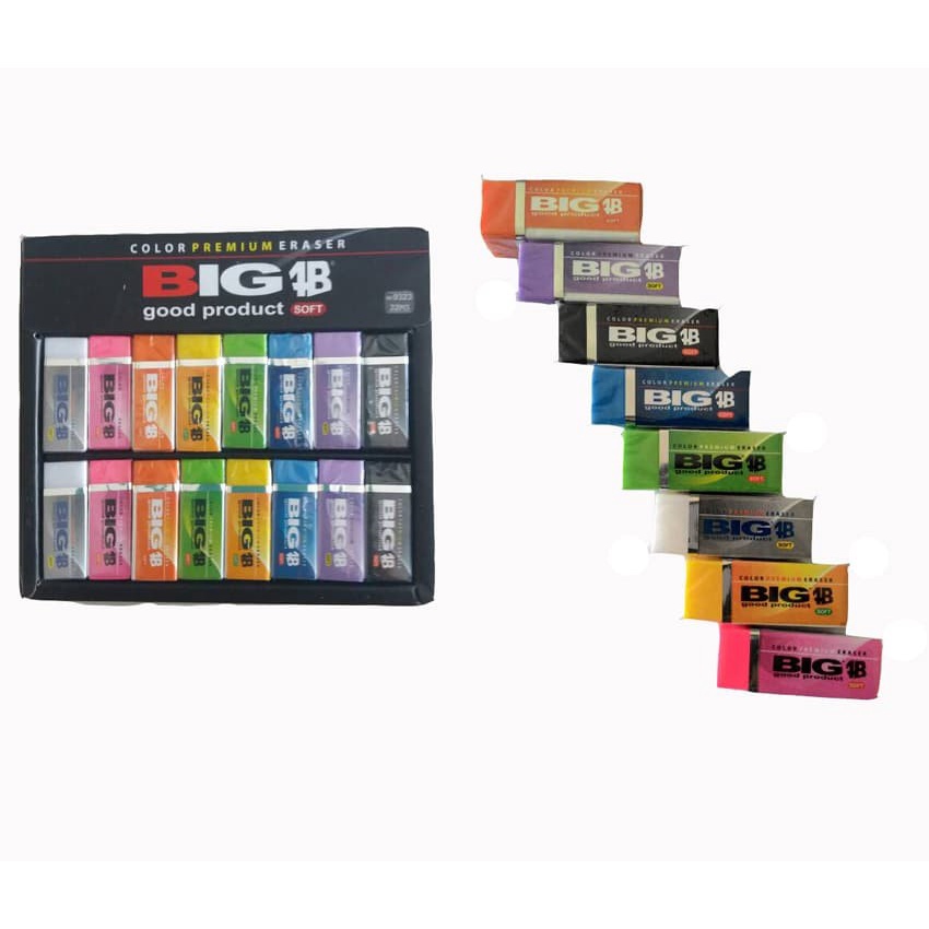 

ERASER, PENGHAPUS, STIP B-32 9323 COLOR BIG