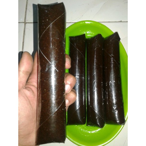 [ COD ] Termurah Dodol Lonjor / jenang Ketan Hitam Asli khas bogor higienis