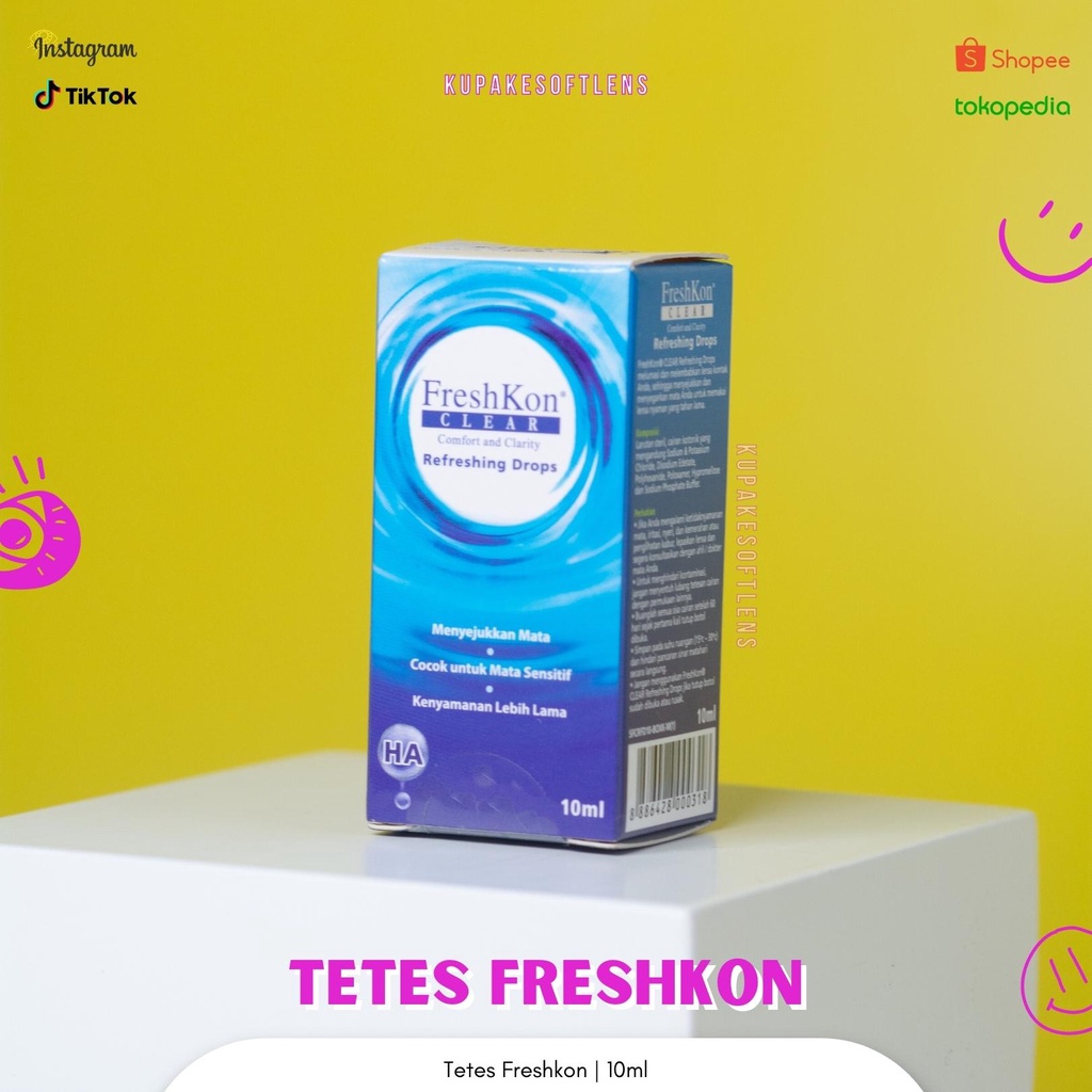 KUPAKESOFTLENS Tetes Mata Softlens Freshkon Original