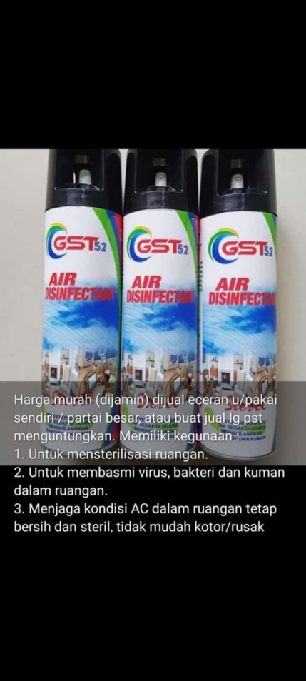 

H7Y Air disinfectant untuk virus