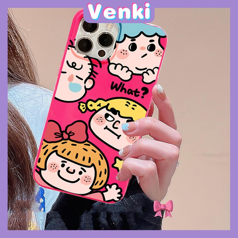 iPhone Case For 14 Series TPU Soft Case Glossy Pink Candy Case Camera Protection Shockproof Cute Cartoon For iPhone 14 13 12 11 Plus Pro Max 7 Plus X XR