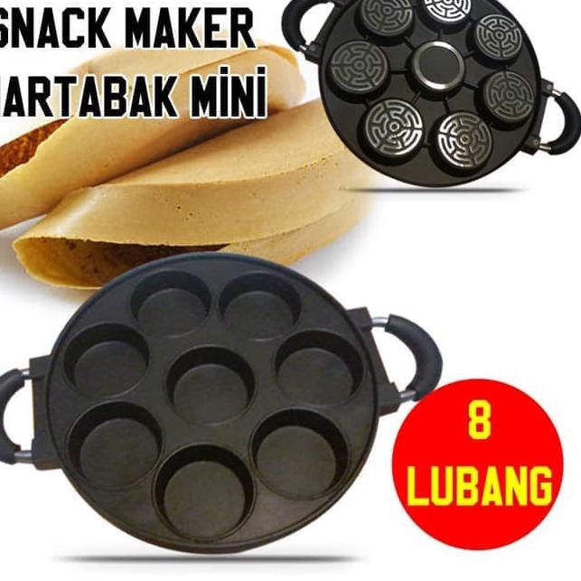 - IIC CETAKAN 8 LUBANG LUMPUR APEM SNACK MAKER KUE MARTABAK MINI HAPPYCALL ✶