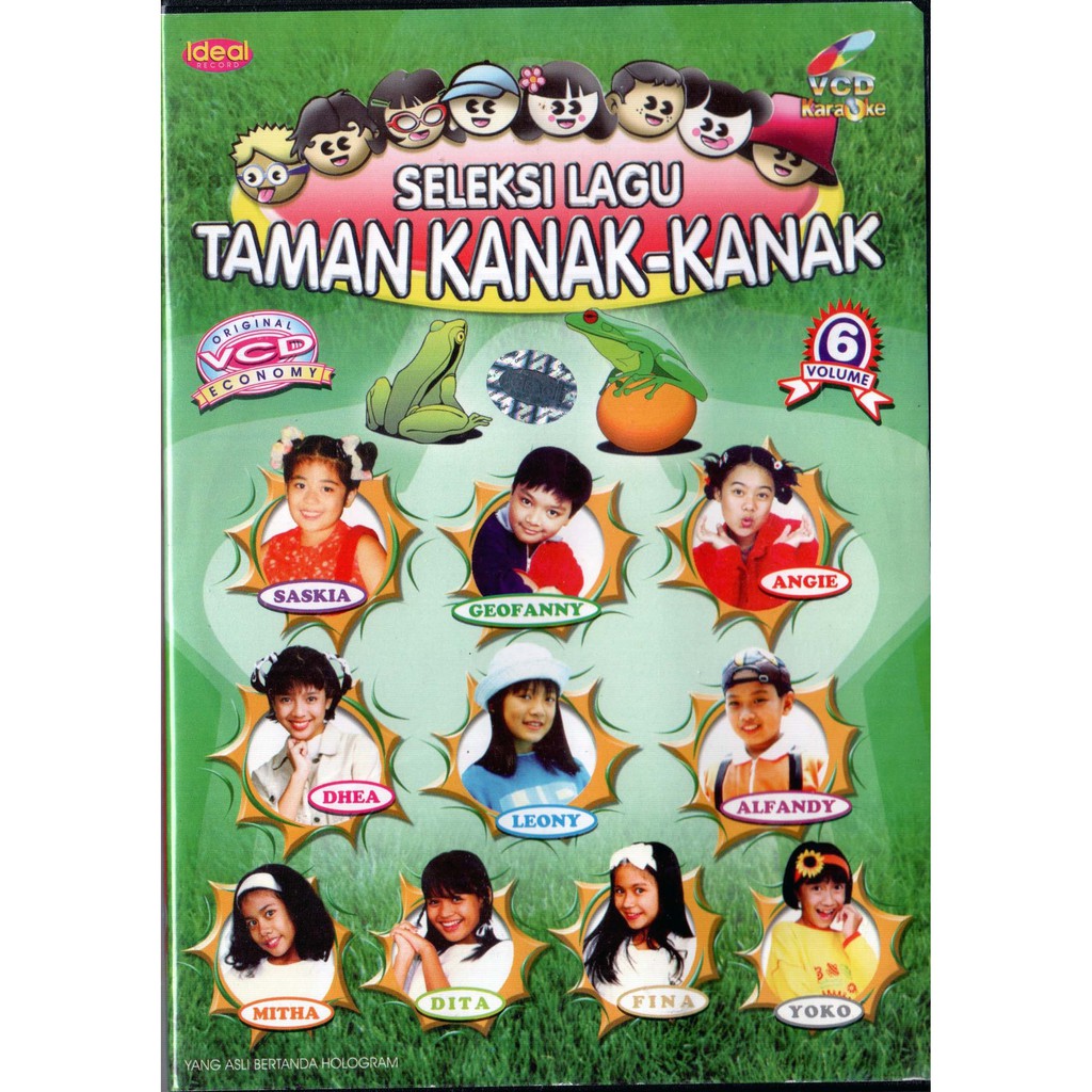 VCD KARAOKE SELEKSI LAGU TAMAN KANAK KANAK (TKK) VOL.6