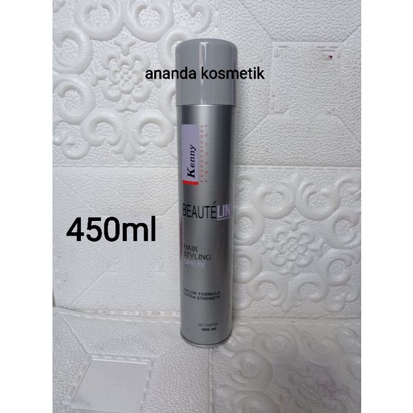 HAIRSPRAY KENNY 450ML - STYLING SPRAY -PENGERAS RAMBUT