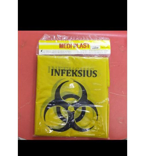 kantong plastik sampah medis/kantong kuning limbah medis/safety box/kantong sampah limbah medis
