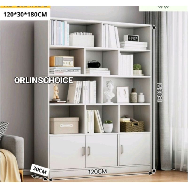 Rak buku serbaguna Rak buku besar rak laundry Via Instant
