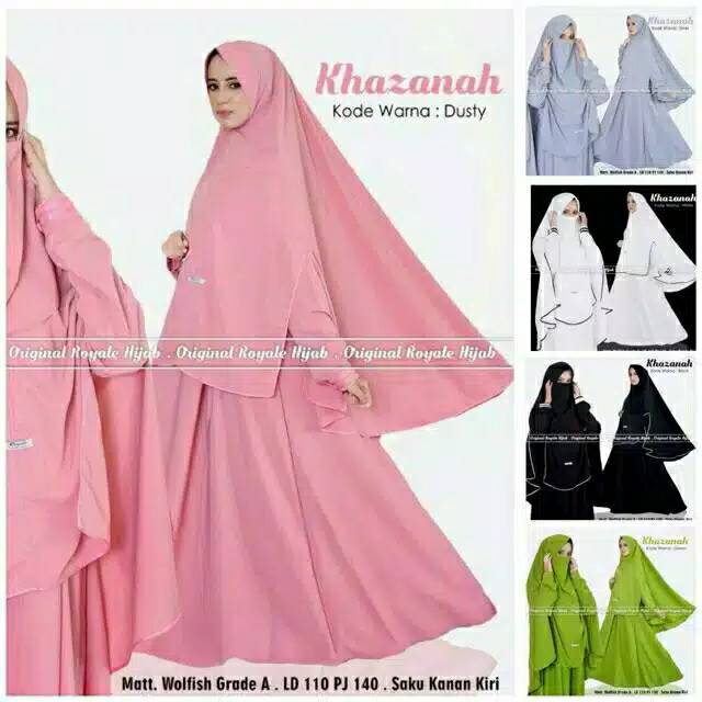 SET GAMIS SAYRI KHAZANAH SYARI ORI ROYALE